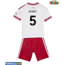 Liverpool Jeremy Jacquet #5 Auswärts Trikotsatz Kinder 2026-27 Kurzarm (+ Kurze Hosen)